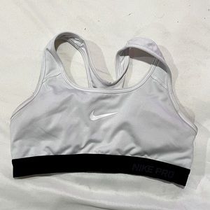 White Nike Sportsbra
